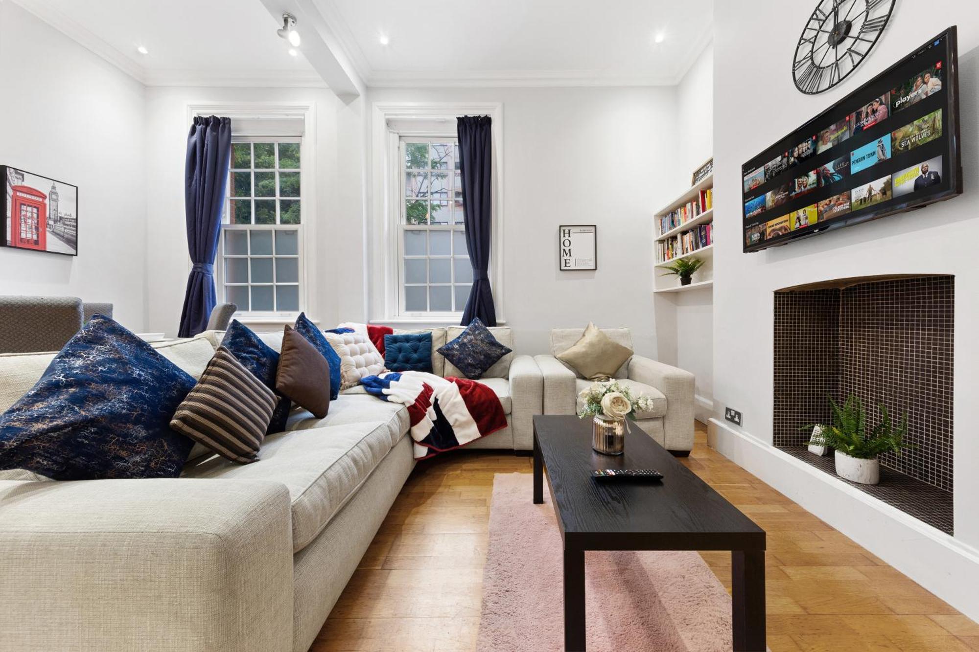 Appartamento 3br Apartment-regents Park-baker Street-lords Cricket Ground Mb1 Londra