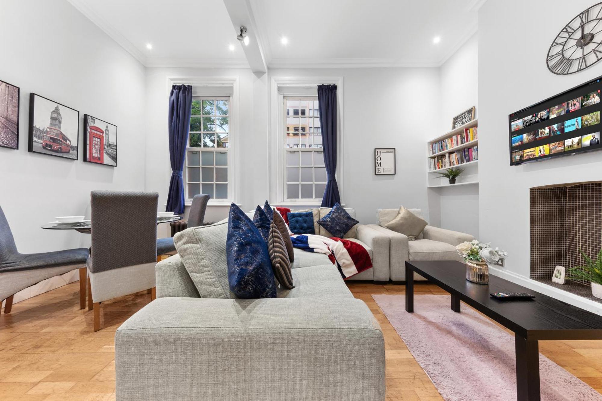 3br Apartment-regents Park-baker Street-lords Cricket Ground Mb1 Londra