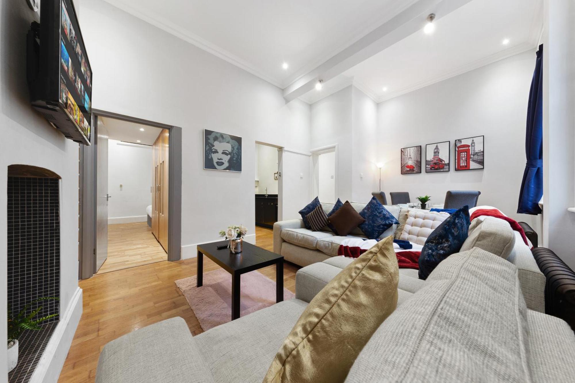 Appartamento 3br Apartment-regents Park-baker Street-lords Cricket Ground Mb1 *